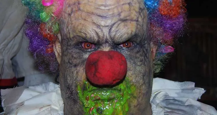 gross clown monster prop