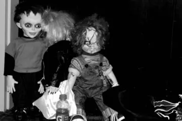 Scary characters taking a break