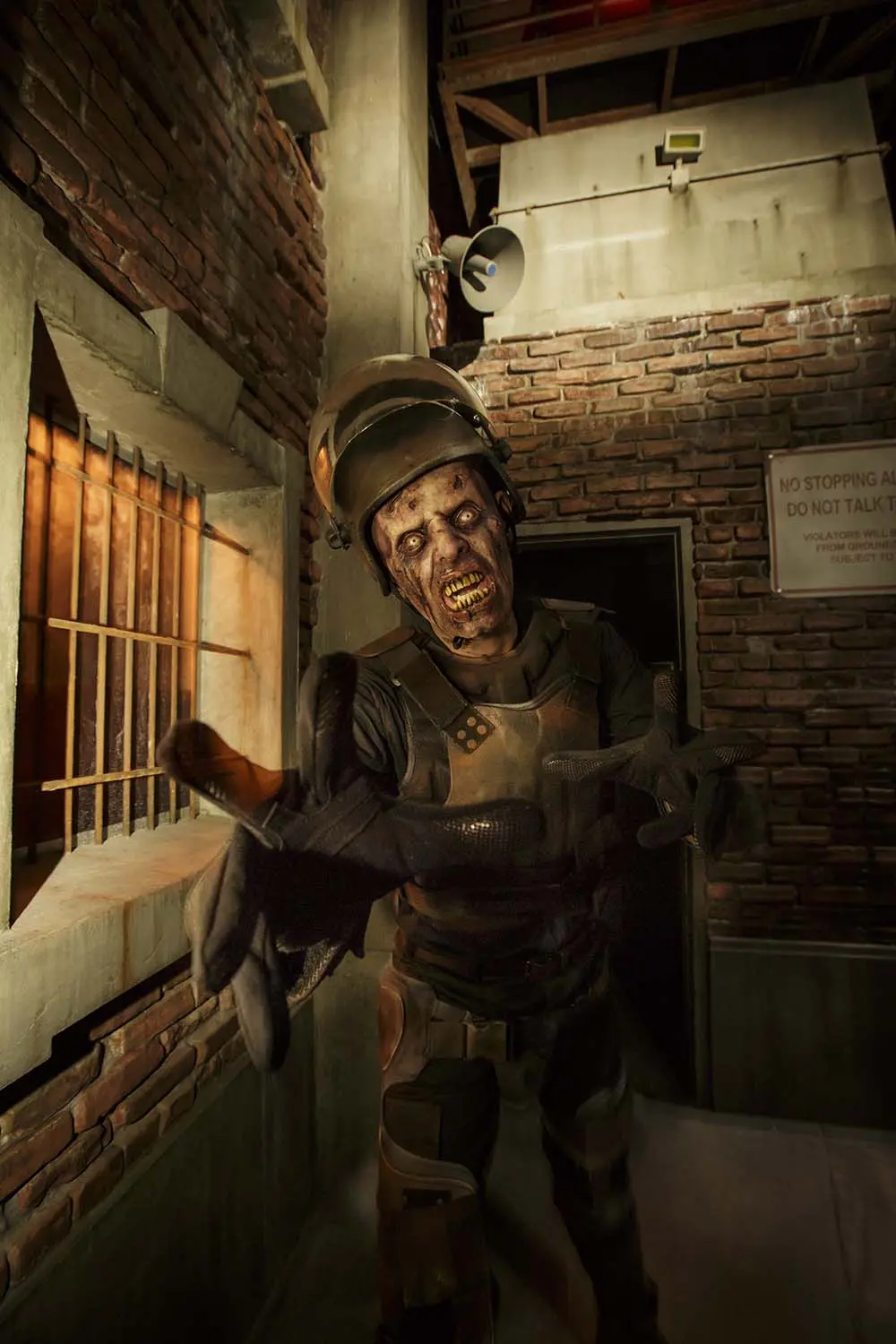 Zombie at "The Walking Dead" permanent attraction at Universal Studios Hollywood/Photo by David Sprague