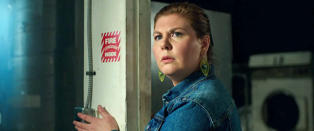 Lotta Losten as Esther in New Line Cinema's horror film "Lights Out," a Warner Bros. Pictures release. / Photo Credit: Courtesy of Warner Bros. Pictures / Copyright: © 2016 WARNER BROS. ENTERTAINMENT INC. AND RATPAC-DUNE ENTERTAINMENT LLC ALL RIGHTS RESERVED