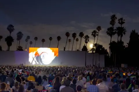 Cinespia Outdoor Movies at Hollywood Forever Cemetery / Photo by Kelly Lee Barrett © Cinespia.org