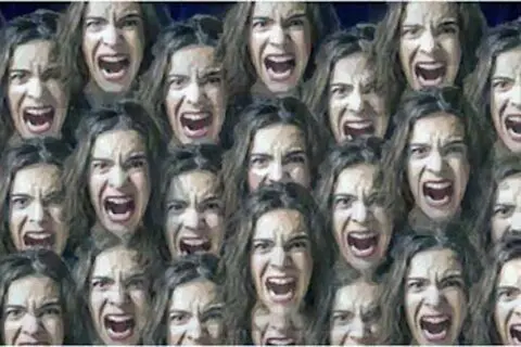 the fly graphic artwork of woman screaming