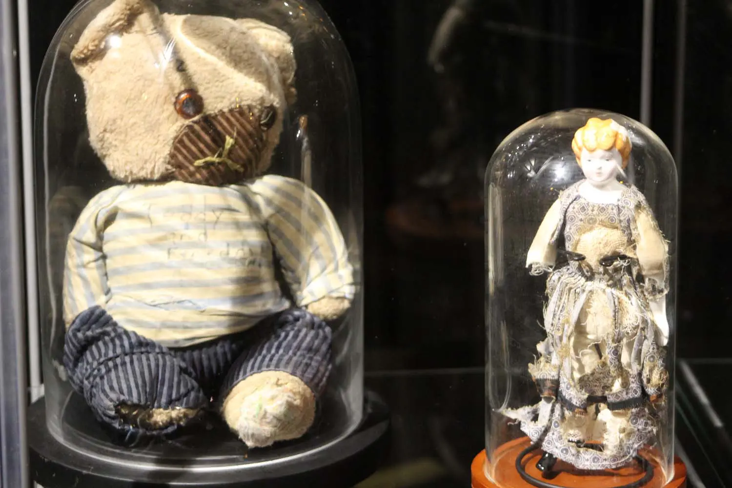 Artifacts in the Revenant Room at The Queen Mary 