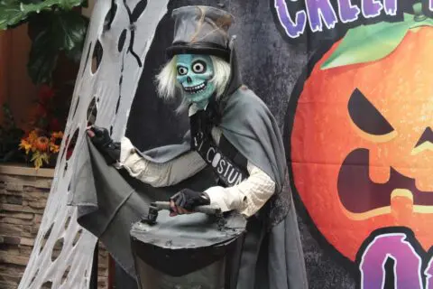 Hatbox Ghost cosplayer